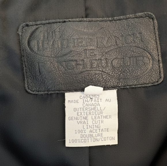Men's Black Leather Field Jacket - Picture 8 of 8